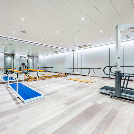 Raum für Physiotherapie – Clinique Valmont